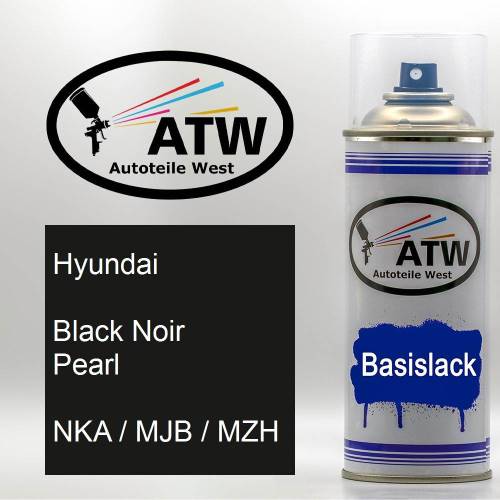 Hyundai, Black Noir Pearl, NKA / MJB / MZH: 400ml Sprühdose, von ATW Autoteile West.